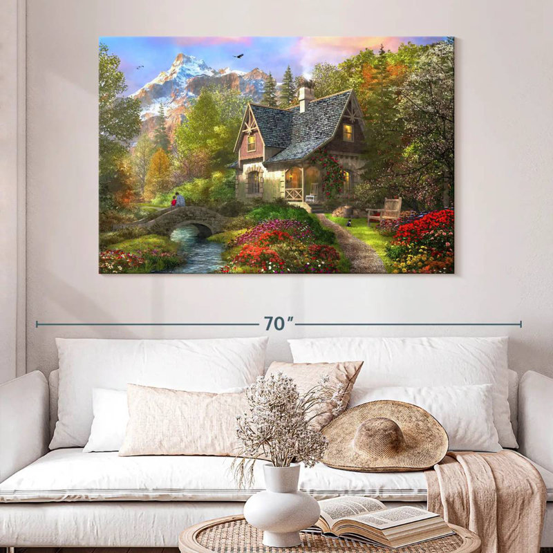 Lilie The Log Home, 34" H x 51" W