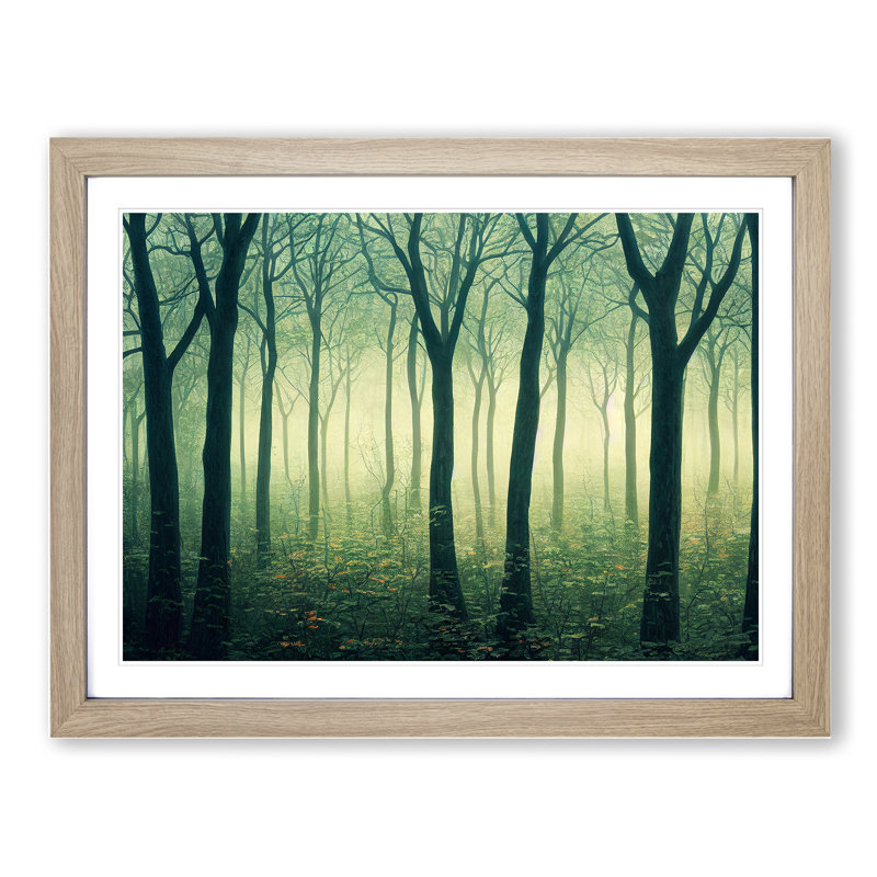 An Exquisite Forest - Framed Print, Oak, 34cm H x 46cm W x 2cm D