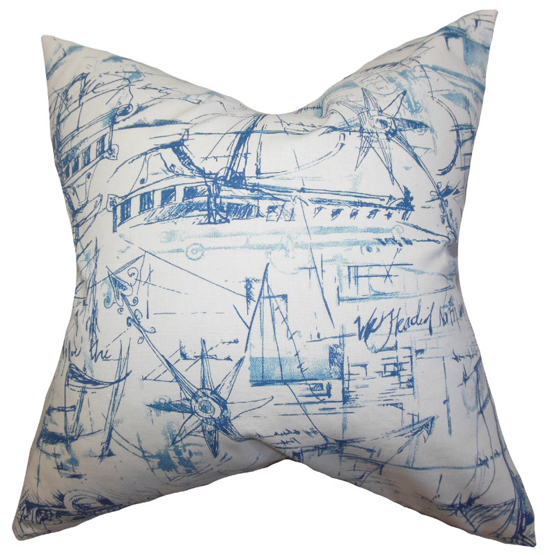 Housse de coussin en coton hobson côtier