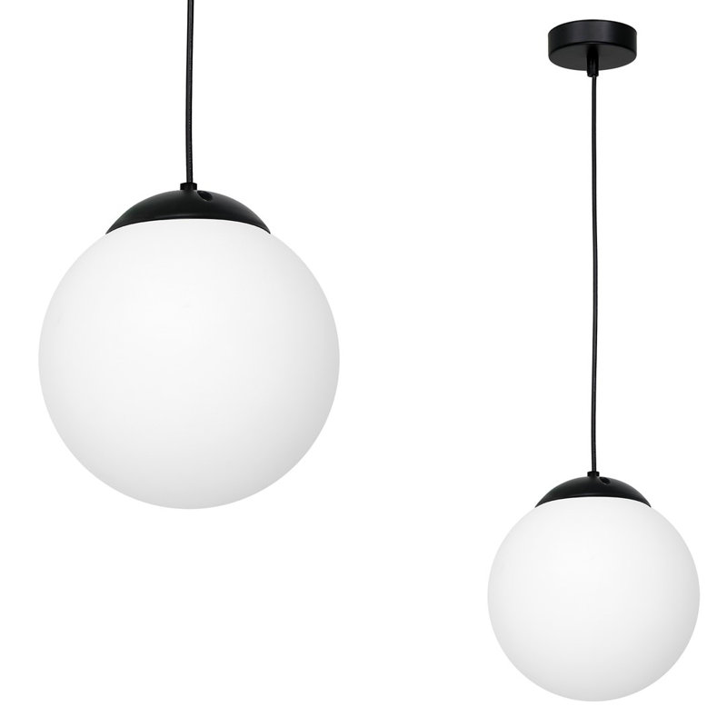 Amburgey 1 - Light Black Sphere Pendant