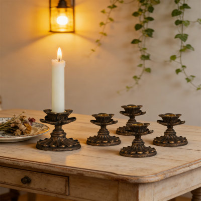 Metal Tabletop Candlestick
