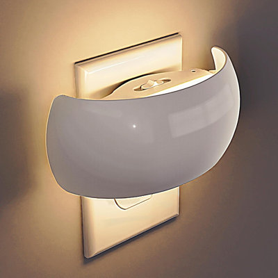 Night Light Plug In Wall Light Backlit Auto Dusk To Dawn Sensor 0-100LM Dimmable LED Plug In Sleep Nightlight For Kids Bathroom Bedroom Hallway Stairs