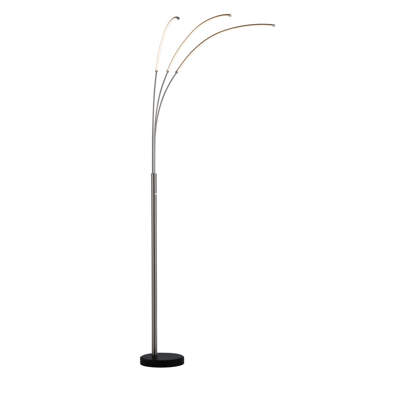 Lampe sur pied 90 "en métal avec abat-jour