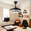 Ventilateur de plafond 42 po avec lumières DEL Sueanne