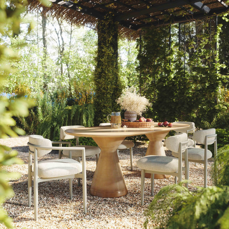 Chaise de salle à manger Snyder Enfield, Crème, crème