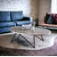 Allis Metal Finish Coffee Table