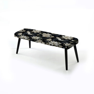 Banc rembourré Tuxedo Tidings - Floral