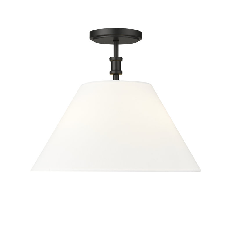 Plafonnier semi-encastré 3 lumières Adorra, Noir mat