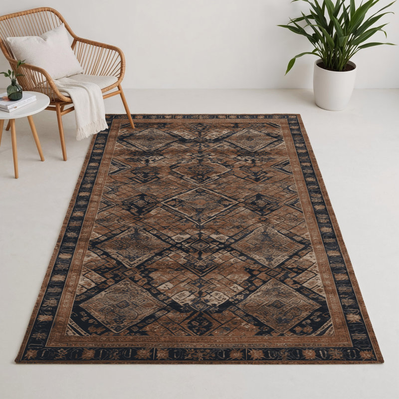 Tapis intérieur et extérieur ArtDeco, Rectangle 9 pi x 12 pi