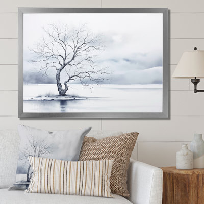 Winters Tree Minimalisme I - impression d'art mural arbre