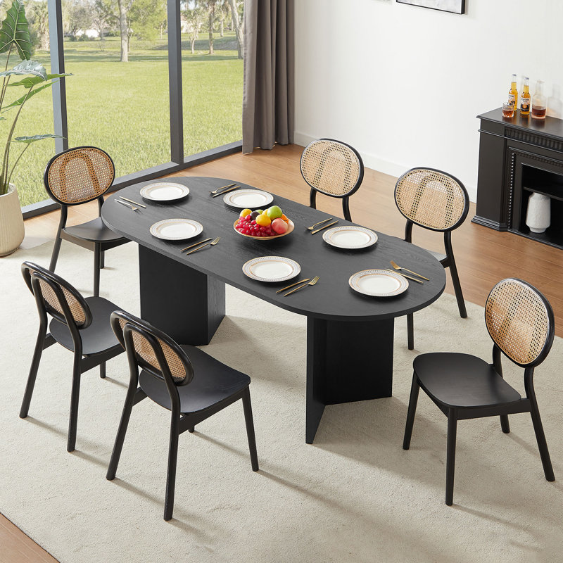 Table repas, Noir