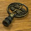 Double Dragon Fly Filigree Lamp Finial-36759290
