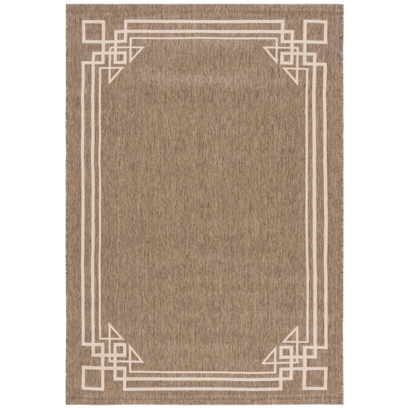 Ovena Performance Geometric Indoor/Outdoor Area Rug, Rectangle 6'7" x 9'6"