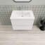 Meuble-lavabo flottant moderne simple Alcester Ivy Bronx-1100120587
