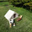 Tente de camping gonflable extérieure, imperméable, coupe-vent, facile à installer pour le camping, le patio, le jardin et la cour arrière