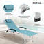 Chaise longue inclinable 65,35 po Cllgone-50286256