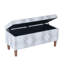 Banc de rangement rembourré 100% polyester Besart-1155671057