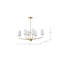 Lustre classique 6 lumières à abat-jour Apsara