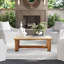 Croquet Teak Outdoor Coffee Table-895737880