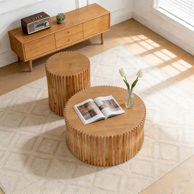 Ensemble de tables basses, 1 - Naturel
