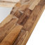 Scarlett Wood Flat Wall Mirror-33072639