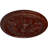 Endurathane Kirke Ceiling Medallion, 15 3/4"OD x 5/8"P (Fits Canopies up to 3 3/4"), Hand-Painted Brushed Mahogany Finish-27786382