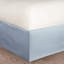 Édredon 8 pièces en coton grand bleu - décoration avec ornement floral, rembourrage, comprend 1 édredon, 2 taies décoratives européennes, 3 coussins décoratifs, jupe de lit, articles de chambre lavables à la machine-116011604-116011607