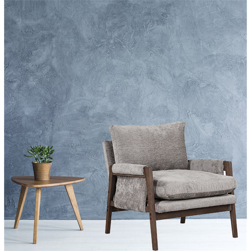 Fauteuil d'appoint en velours, Velours gris