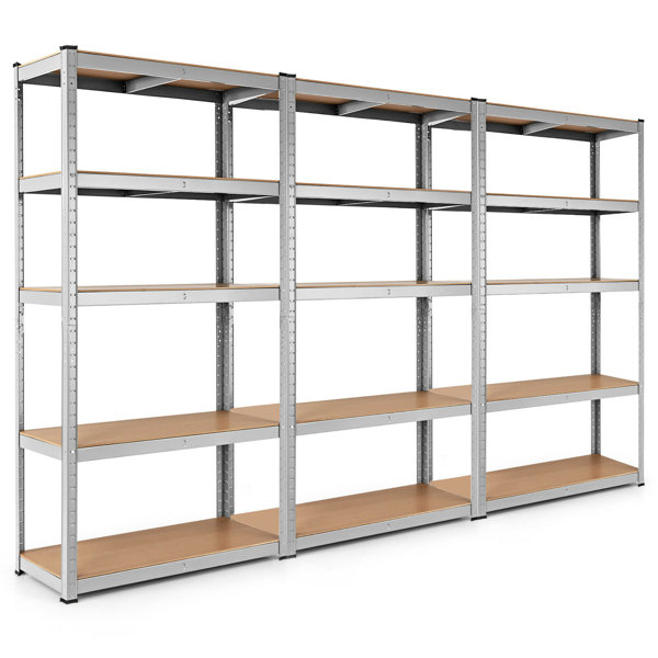 Shelving Unit with Bin Dividers, Closed Adder, 8 shelves, 36 x 24