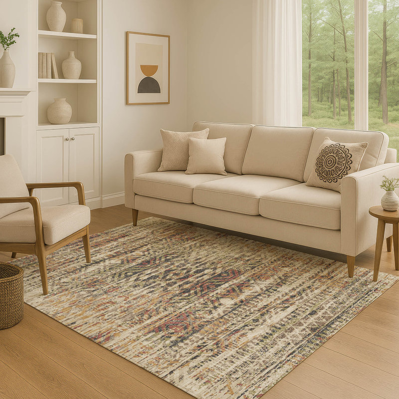 Tapis marocain de qualité supérieure lavable à la machine Ansley, Rectangle 10 pi x 14 pi