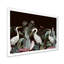 Chinoiserie avec oiseaux et pivoines III - peinture sur toile-59283765-59283764