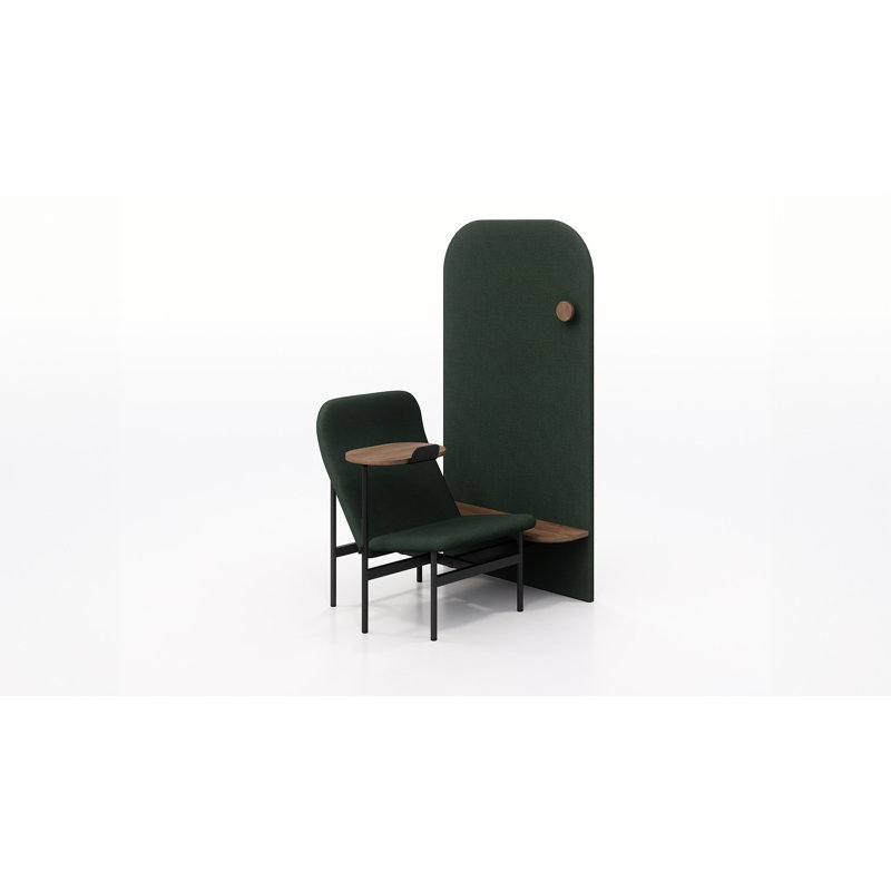 Chaise longue avec table pivotante Avalon, Forêt, Hêtre européen