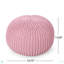 Pouf tricoté, sac de pois