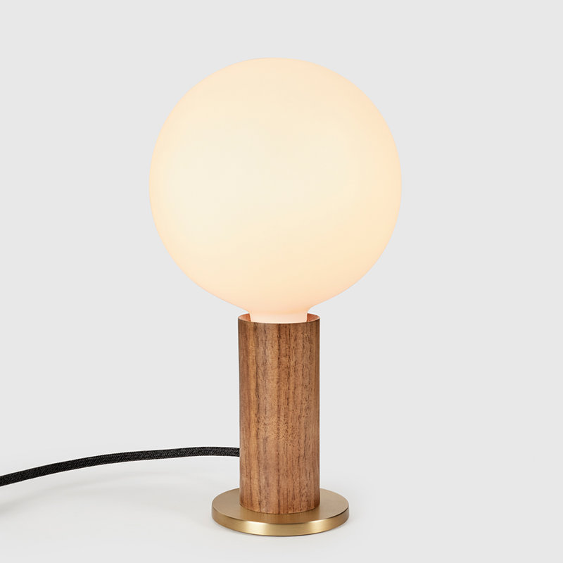 Knuckle Table Lamp, Walnut