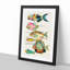 East Indies Fish Illustrations Dixieme K by Louis Renard - Picture Frame Painting Print-55547326-55547329
