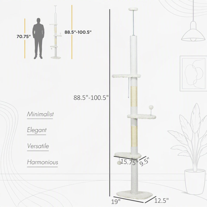 Arbre à chat PawHut