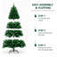 Arbre de Noël vert non éclairé-835026231