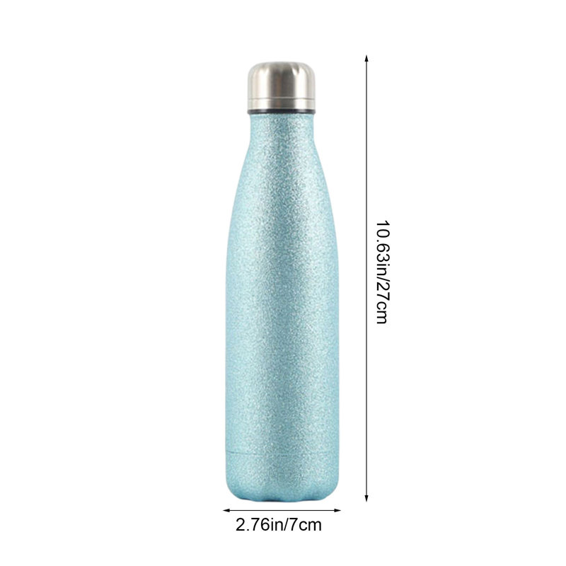 Bouteille d'eau en acier inoxydable 304, Blue