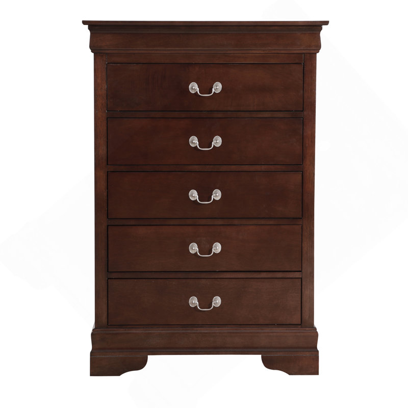 Commode Louis Phillipe G3125-CH, cappuccino, Chocolat