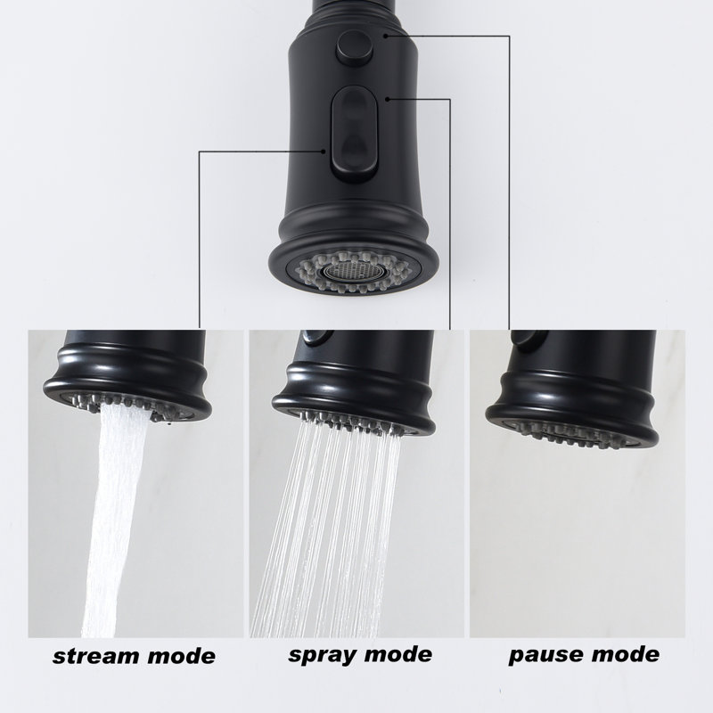 Pull Down Single Handle Kitchen Faucet