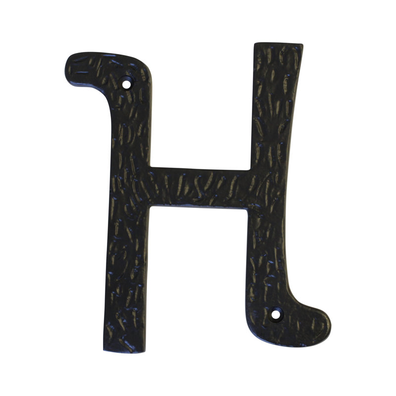 Lettre de montage en surface 6 "H, H