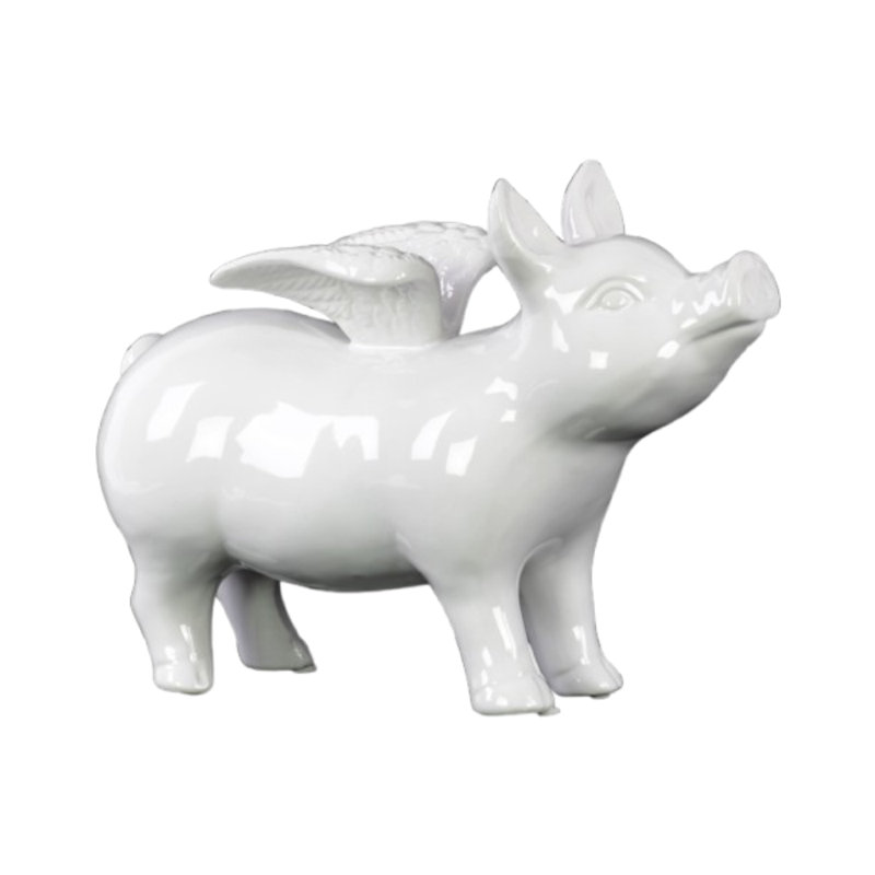 Figurine Houck, Blanc