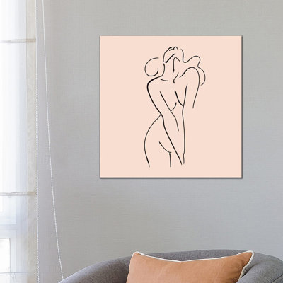 Femme №3 Square by Blek Prints - Wrapped Canvas Gallery-Wrapped Canvas Giclée
