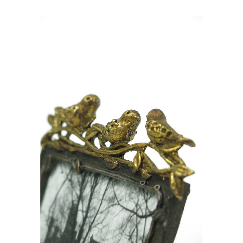 Sherri Metal Gilded Picture Frame, 3.5" x 5"