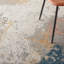Tapis abstrait gris / bleu / ivoire-1630416537
