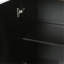 Buffet 59,8 "avec motif en nid d'abeille, armoire d'appoint moderne
