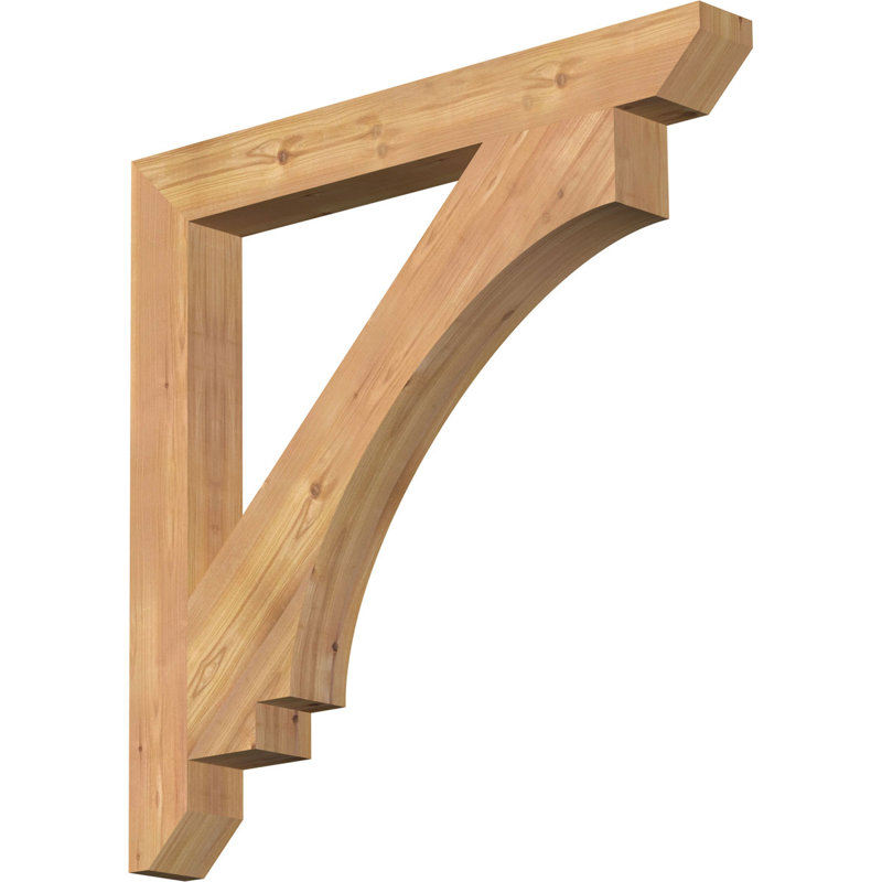 Support lisse à lattes 3 1/2 "x P 32" x H 32 ", sapin Douglas, Douglas (lisse), H 32 po x l 3,5 po x P 32 po