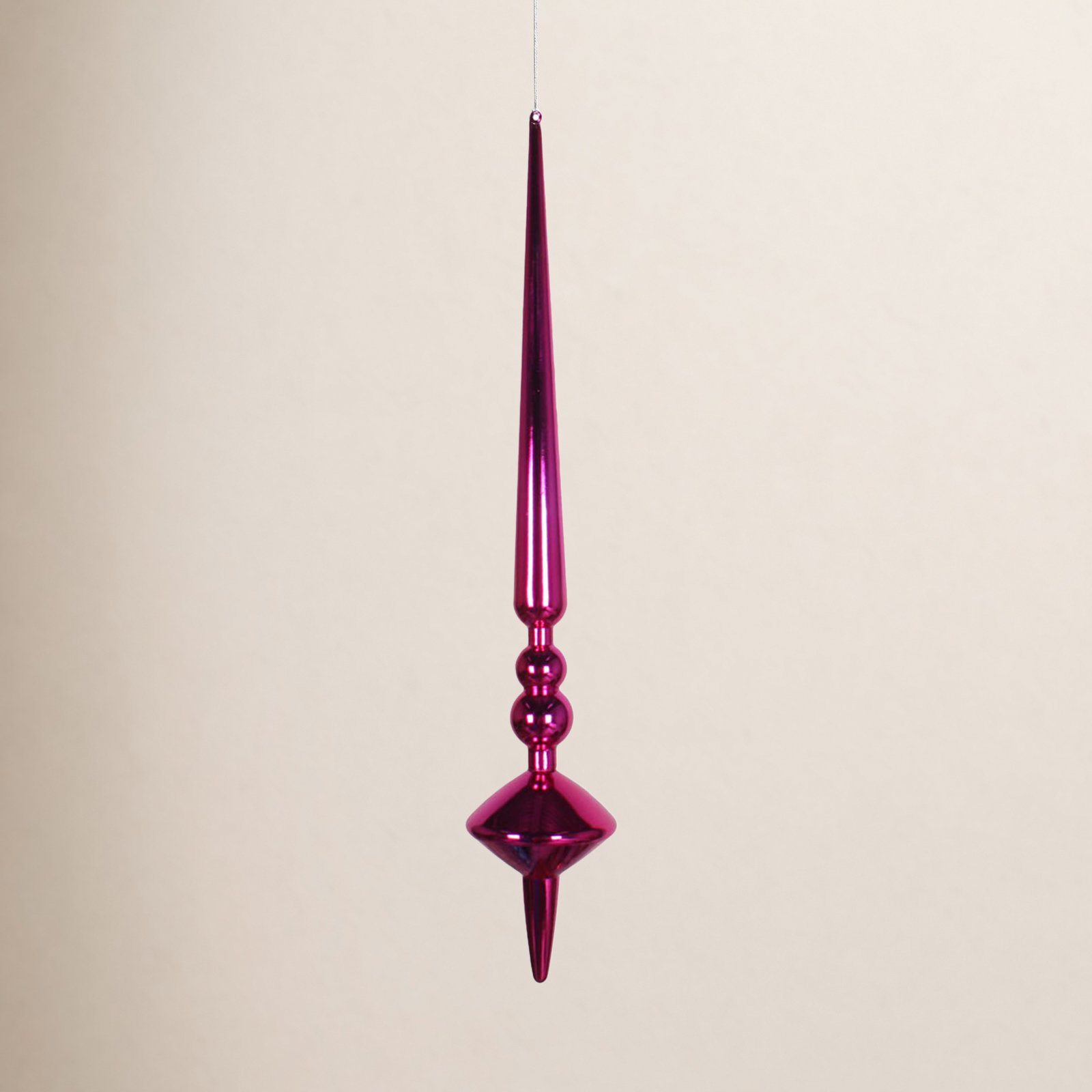 Lehiwa 18" Shatterproof Finial, Fuchsia