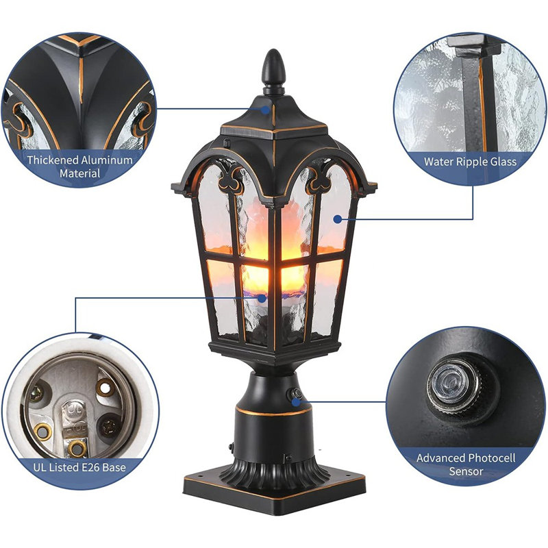 Luminaire d'extérieur imperméable Dusk To Dawn