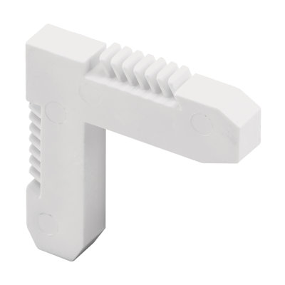 Screen Frame with 5/16 in. Lip, 3/8 in. x 94 in. x 0.020 Gauge, White Finish